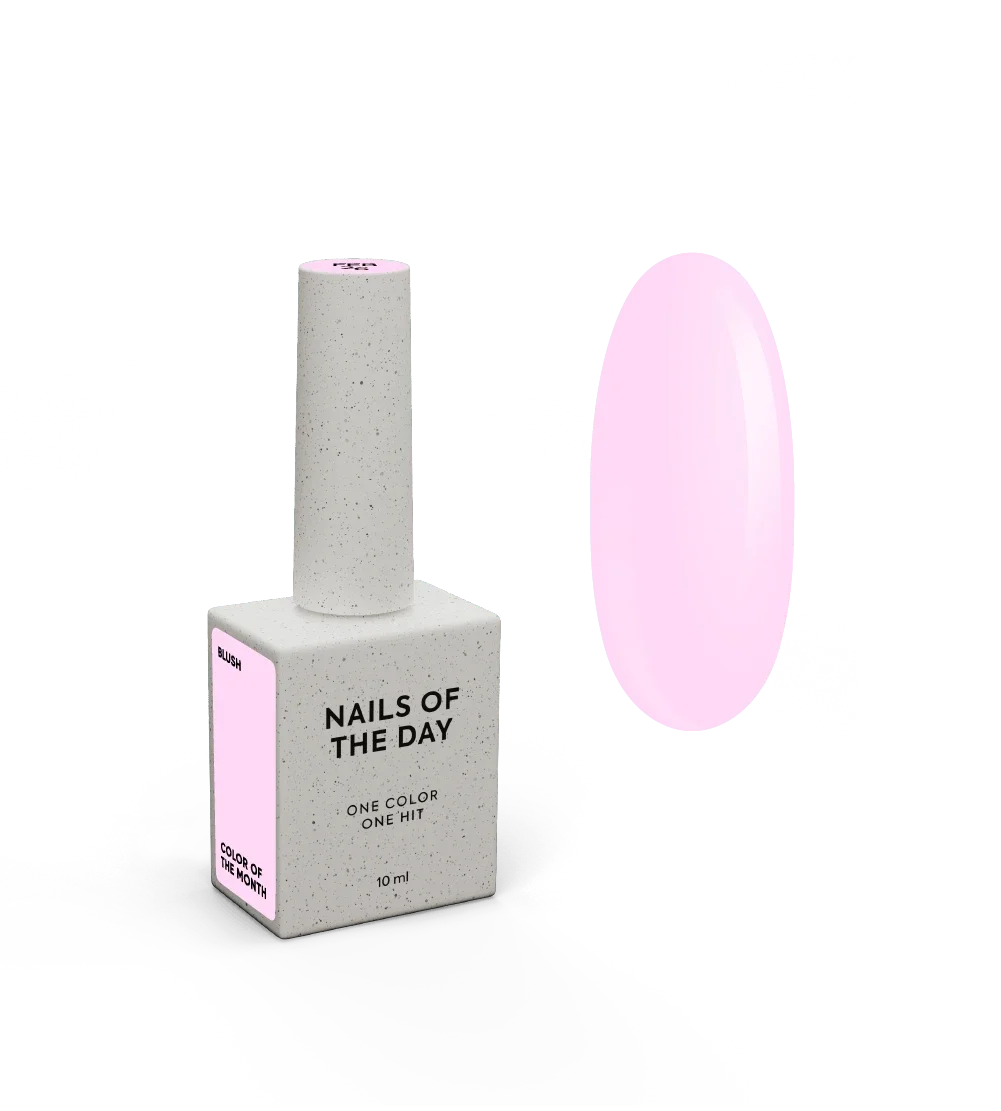 NAILSOFTHEDAY Color of the month February 2026 Blush — pastelno ružičasti gel lak, 10 ml
